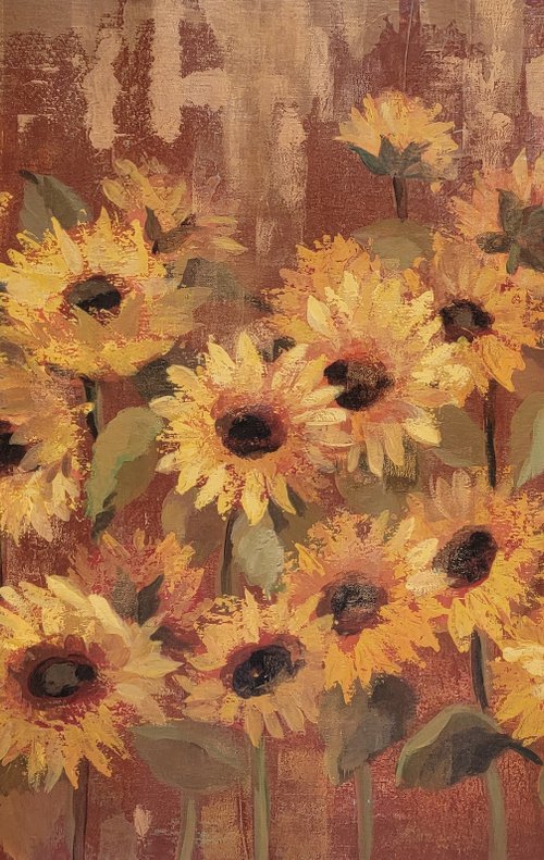 Siena Sunflowers by Silvia  Vassileva