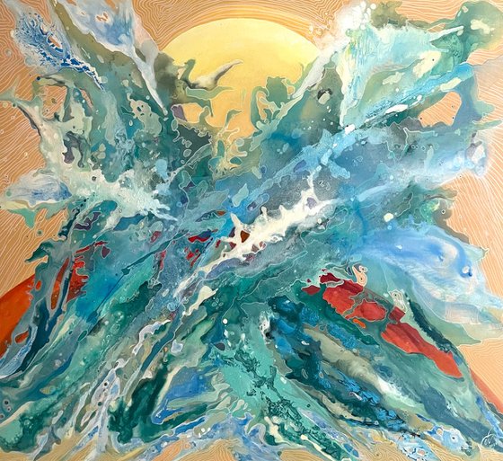 New Wave - Abstract painting
