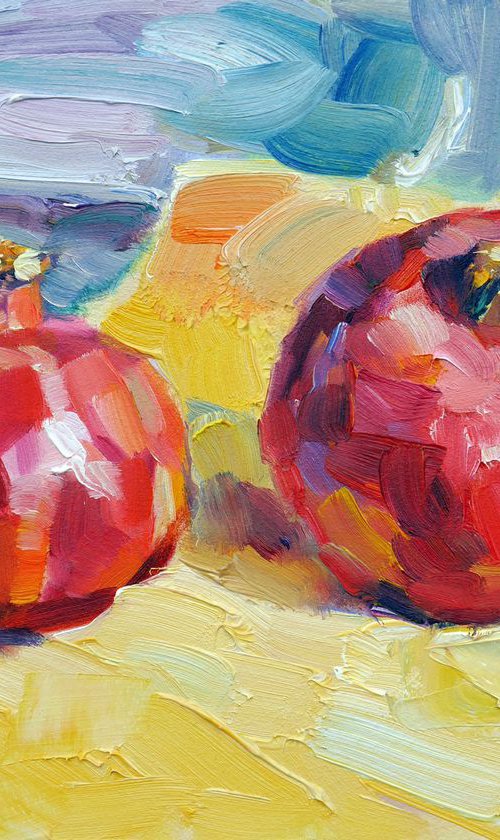 Two pomegranates by Dima Braga