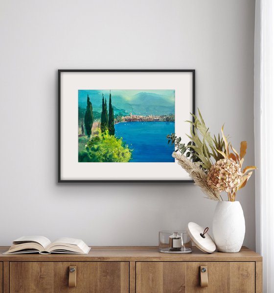 Calm Waves of Lake Garda