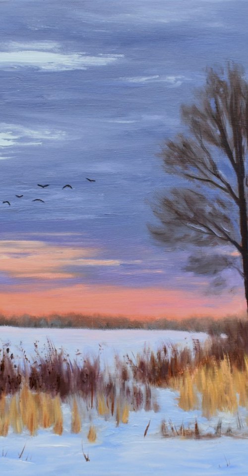Winter Twilight by Yulia Nikonova