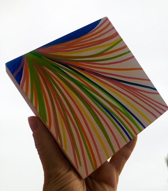 Meli Melo 11 - miniature colourful abstract