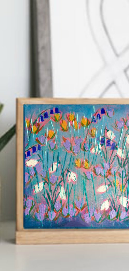 Snowdrops and Bluebells Two by Lisa Mann