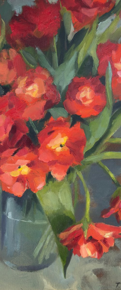 Red Tulips by Tatiana Alekseeva