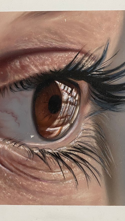 Photorealistic eye. by Dolgor Dugarova