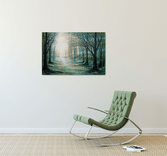 Forest Path In Winter