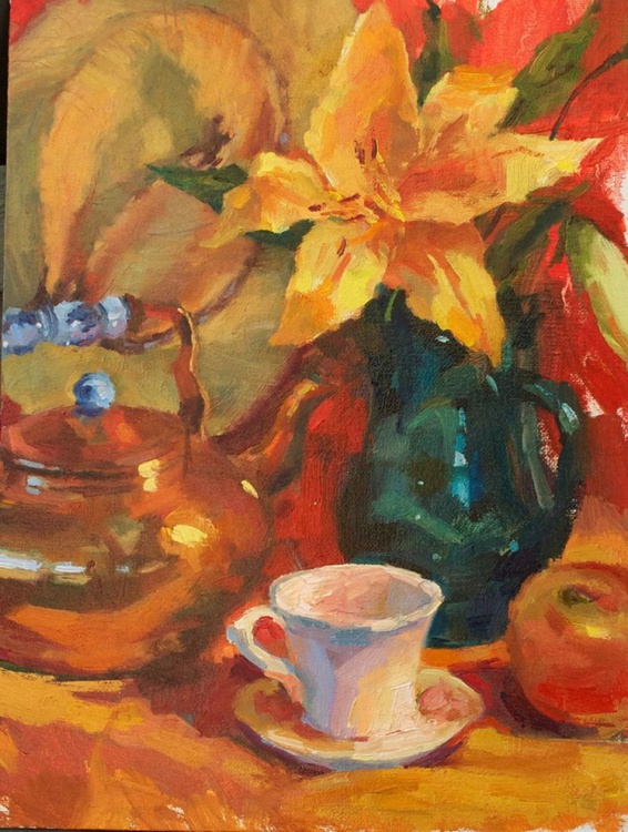 Welcome Home Oil Painting By Emiliya Lane Artfinder