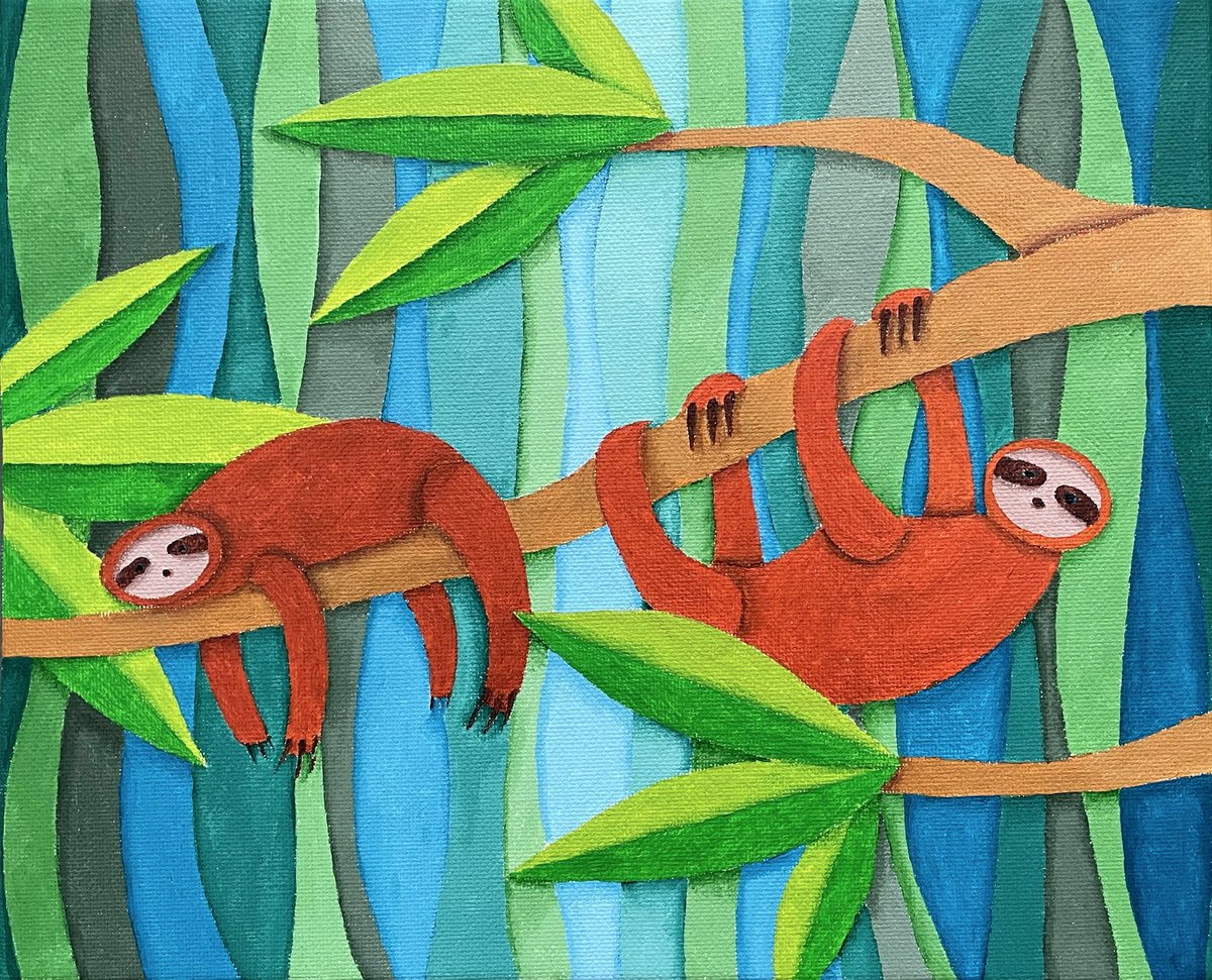 Sloths by Nina Piatrouskaya