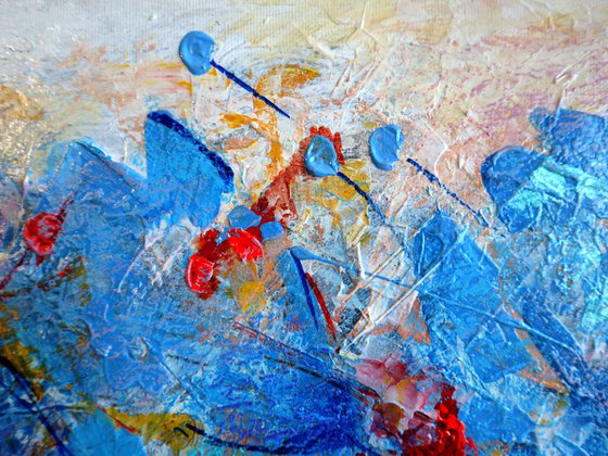 Fantasy with Blue Tulips