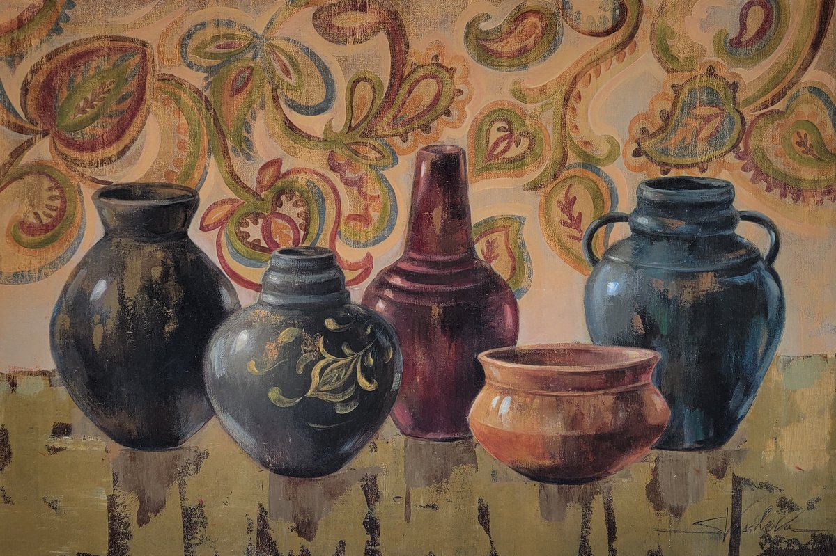 Pots from the East by Silvia  Vassileva