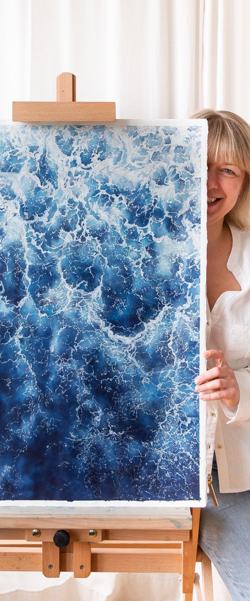 Deep blue sea by Kateryna Nazarenko