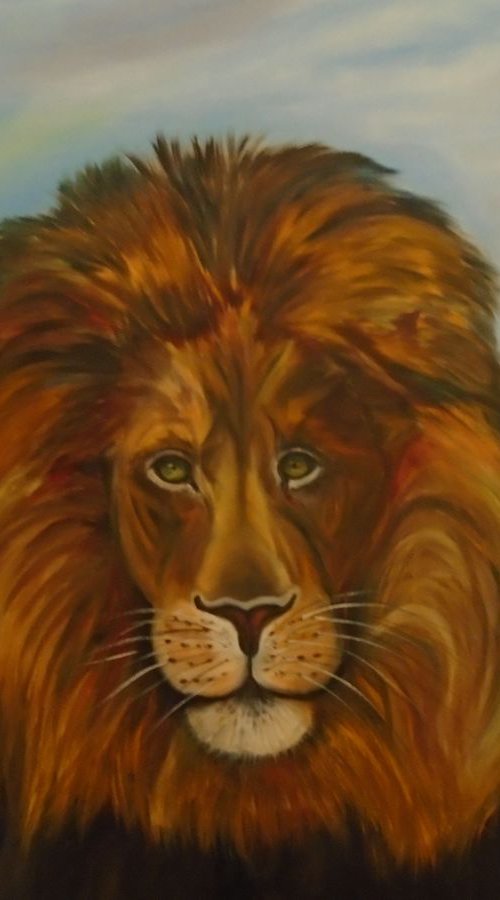 Majestic Lion by Timea  Valsami