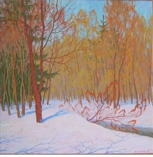 Winter landscape by Valeriy Savenets-1