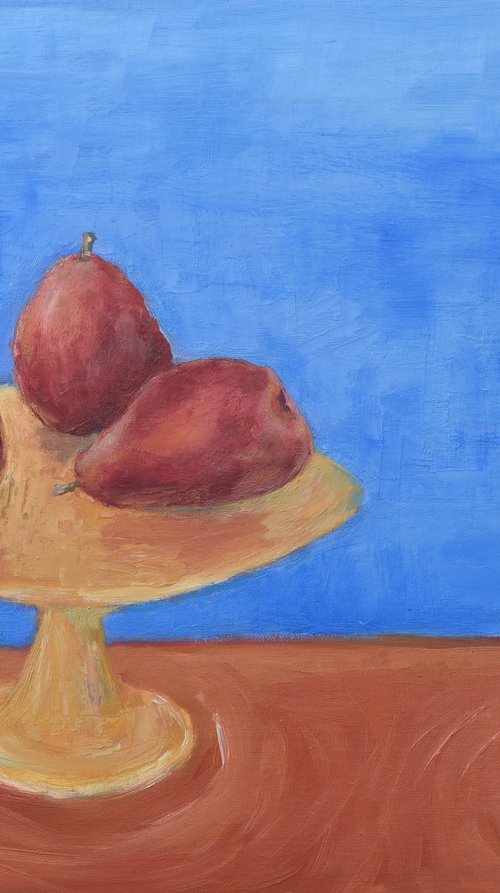 Red pears by Elena Zapassky