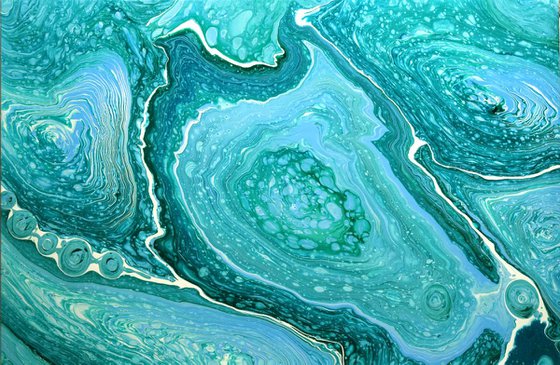 Turquoise Abstract