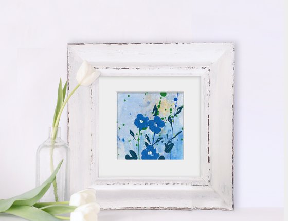 Dreaming In Blue Collection 2 - Set of 6 - Floral art by Kathy Morton Stanion