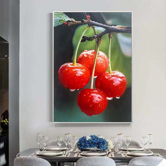 Cherry on the branches t296