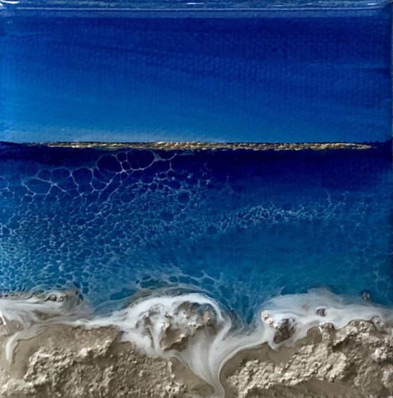 Ocean Waves miniature painting