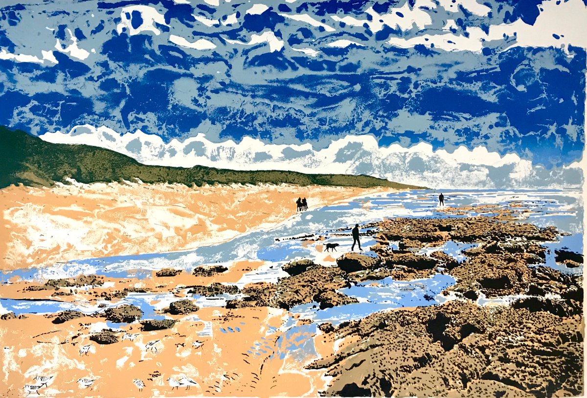 A Walk on the Beach by Tim Southall