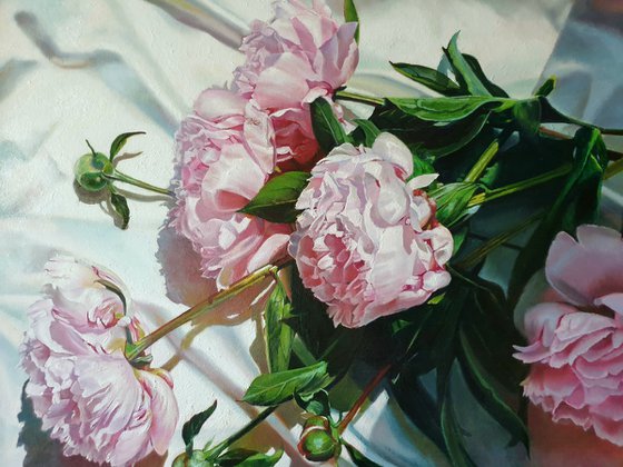 "Flowers harvested at noon."   peonies flower 2020