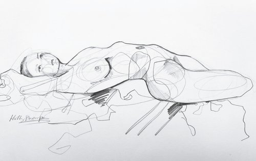 Original sketch for Distort V by Holly Sharpe