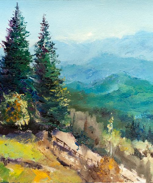 The mountains by Aleksandr Neliubin