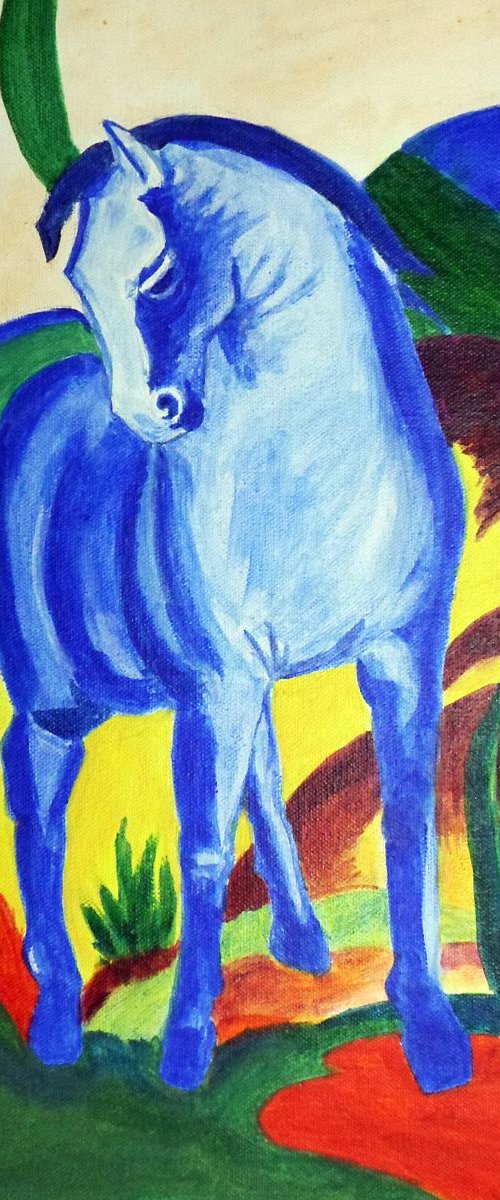 The Blue Horse by Asha Shenoy