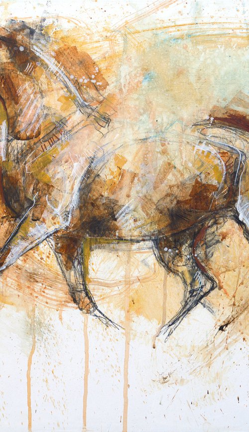 Face to Face 134t  (In Gallery) by Benedicte Gele