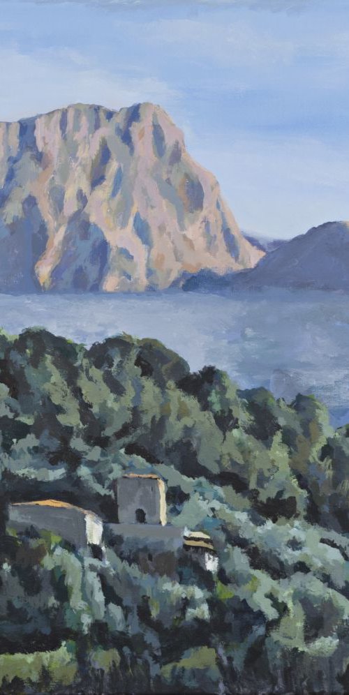 Low Cloud Over Binibissi by R J Burgon