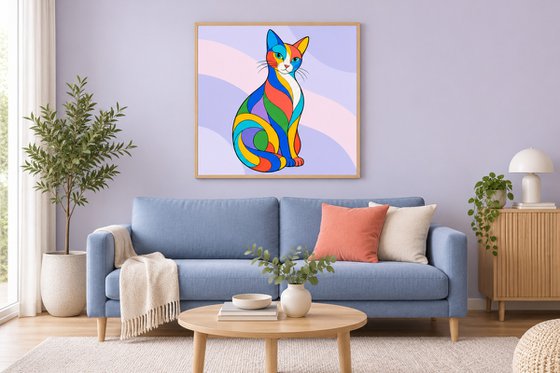 Colorful Cat #05