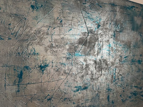 The Magic of Winter Abstrakt 80x130x2 cm