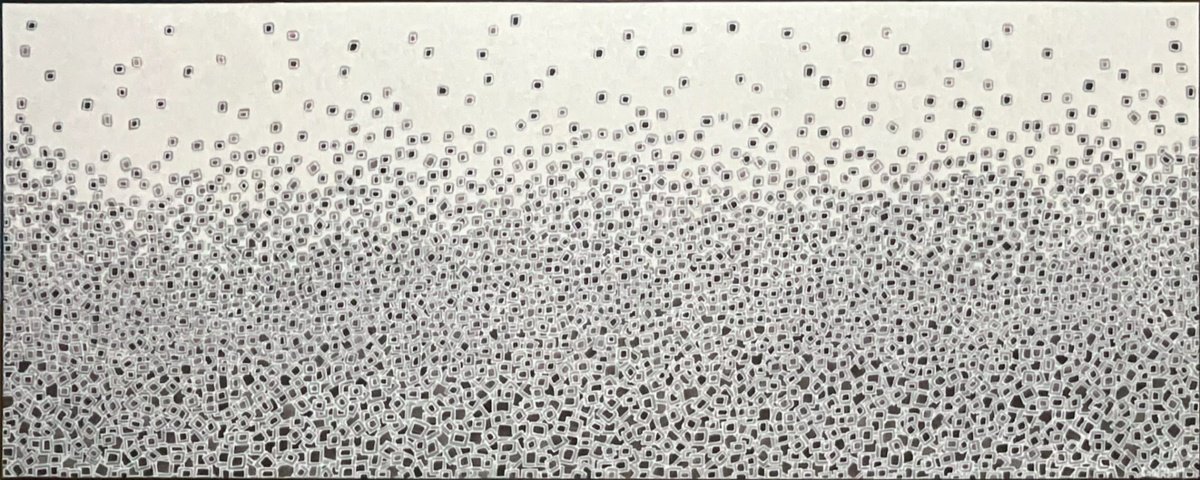 Organic Abstract Acrylic Painting By Carol Zsolt, 60 X 24, Inspiration 6320, Original Artwork