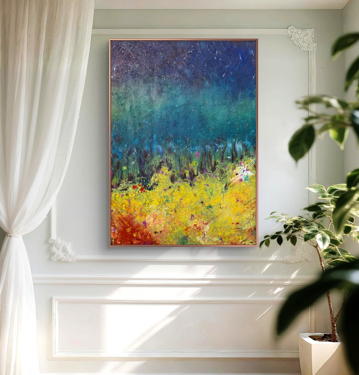 Where Consciousness Listens By Marian Gorin, 26 X 35, Artwork For Sale On Artfinder