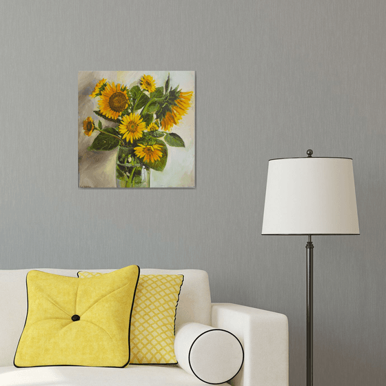 Sunflowers bouquet