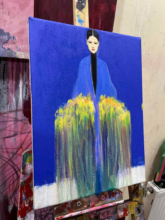 Woman with a Flowers