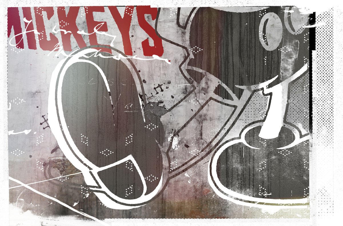 Abstract Painting By Teis Albers, 47 X 31", Mickeys, Original Artwork