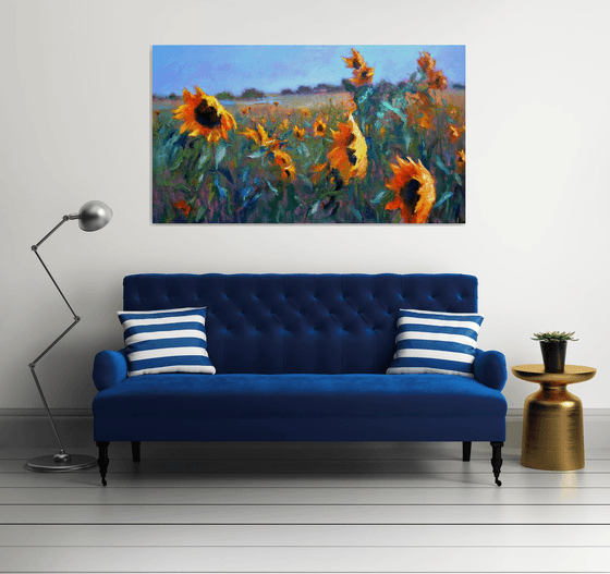 Sunflowers 97X170