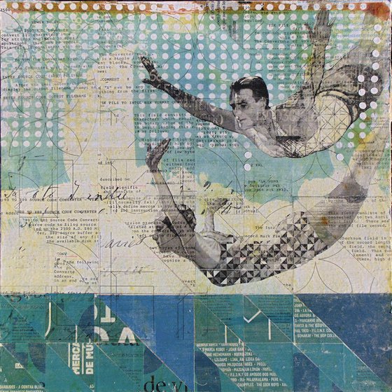 Collage_44_40x40 cm_Sea