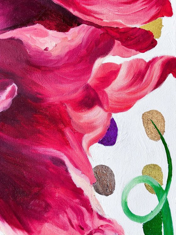 Dancing light on Magenta
