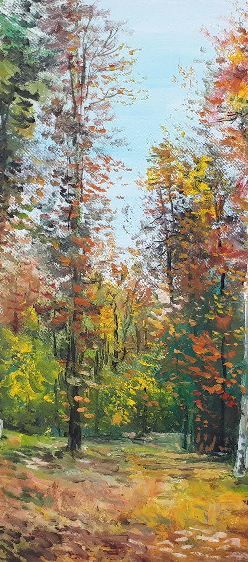 Clearing In The Forest by Constantin Galceava