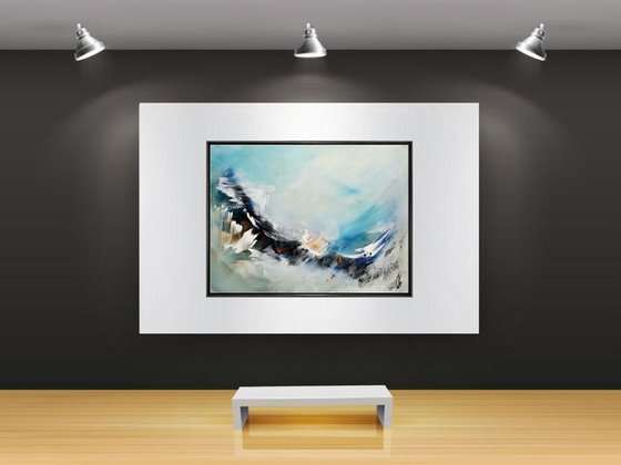 Flying Dreams  - Abstract Art - Acrylic Painting - Canvas Art - Framed Painting - Abstract Painting - Ready to Hang