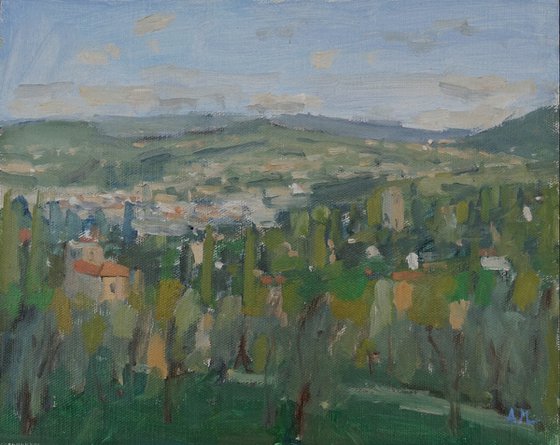 View of the Tuscan Countryside