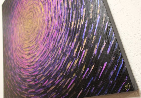 Vast amethyst gold radiance