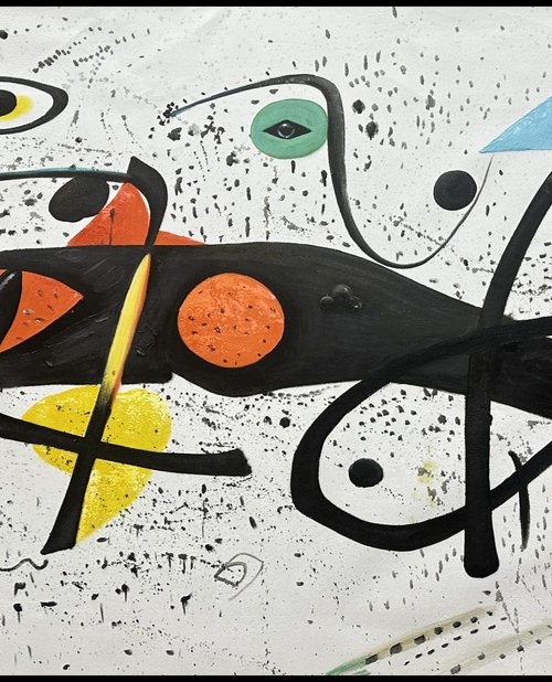 DREAMS OF MIRÓ by Angel Rivas