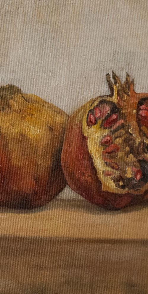 Dry Pomegranates by Nikola Ivanovic