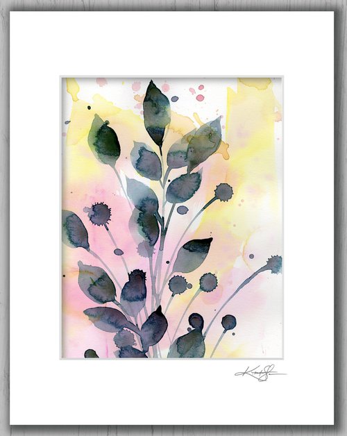 Organic Abstract 200 - Flower Painting by Kathy Morton Stanion by Kathy Morton Stanion