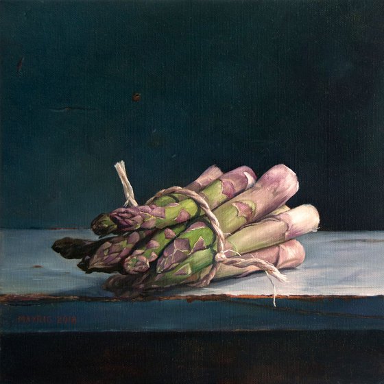 Asparagus (Original Oil Painting)