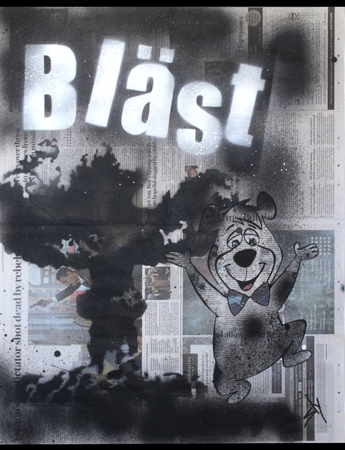 Blast (on The Daily Telegraph). by Juan Sly