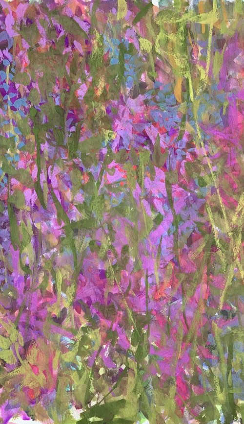 'Violet Wild Flowers' by Kathleen Mullaniff