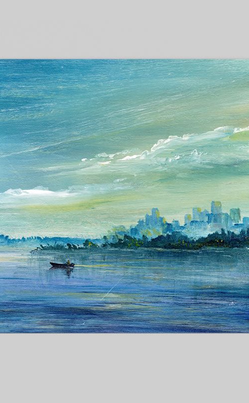 Blue Morning Dream by Yulia Schuster